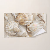 シーシェル水彩沿岸 ハンドタオル (ハンドタオル)