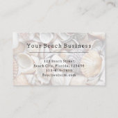 シーシェル海ビーチビューティフル 名刺 (裏面)