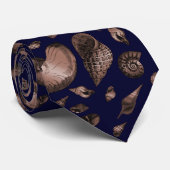 シーシェル深いブルータイ ネクタイ (ロール)