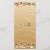 シーシェル砂ヒトデ流木トロピカル メニュー (裏面)