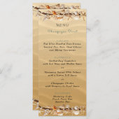 シーシェル砂ヒトデ流木トロピカル メニュー (正面/裏面)