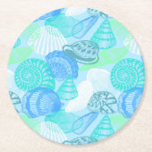 シーシェル紙コースター ラウンドペーパーコースター (正面)