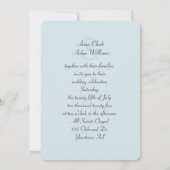 シーシェル結婚ズの 招待状 (裏面)