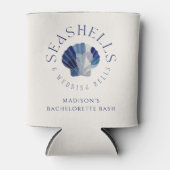 シーシェル結婚ズベルズブルービーチ結婚式 缶クーラー (正面)