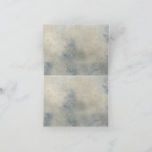 シーシェル航海のインディゴブルー サンキューカード (内部)