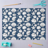 シーシェル航海のズ海軍の青のデコパージュ 薄葉紙 (クラフト)