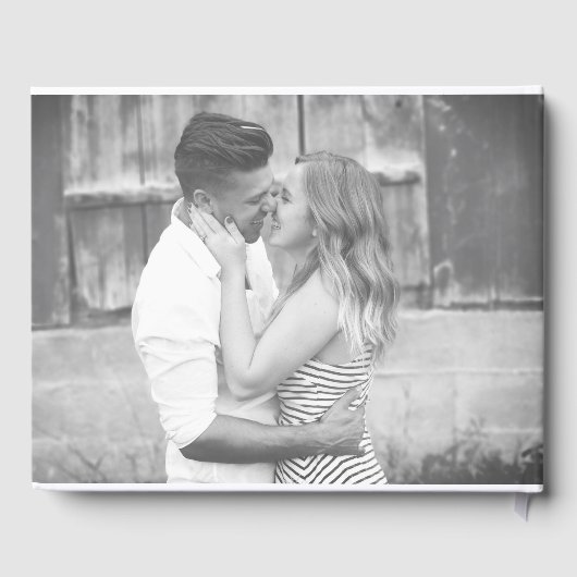 シーシェル航海のビーチ結婚式写真 ゲストブック (裏面)