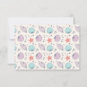 シーシェル誕生日サンキューカード サンキューカード (裏面)