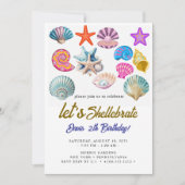 シーシェル誕生日 招待状 (正面)