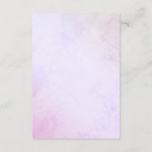 シーシェル赤ちゃんシャワー登録 エンクロージャーカード (裏面)