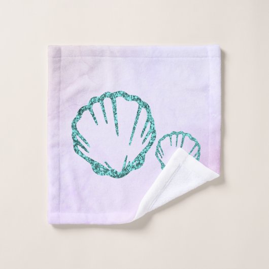 シーシェル赤ちゃんシャワー ウォッシュタオル (ウォッシュタオル)