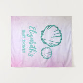 シーシェル赤ちゃんシャワー タペストリー (正面(横))