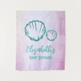 シーシェル赤ちゃんシャワー タペストリー