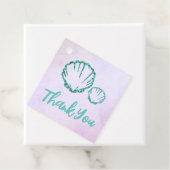 シーシェル赤ちゃんシャワー フェイバータグ (インサイチュ)