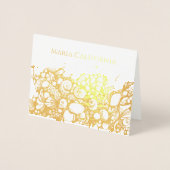 シーシェル金ゴールド 箔カード (正面)