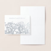 シーシェル銀箔カード 箔カード (ディスプレー)