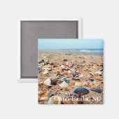 シーシェル・オン・ザ・ビーチ・マグネット マグネット (正面/裏面)