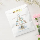 シーシェル&シーガラス沿岸クリスマス フェイバーバッグ (封をした状態)