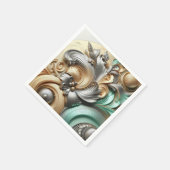 シーシェル スタンダードカクテルナプキン (角)