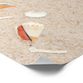 シーシェル&スターフィッシュビーチ結婚式 ポスター (角)