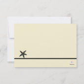 シーシェル・トレジャーズ ウェディング レスポンスカード 出欠カード (裏面)