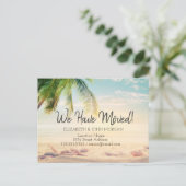 シーシェル、パームビーチ移動 案内ポストカード (スタンド正面)