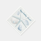 シーシェル&パール スタンダードカクテルナプキン (角)