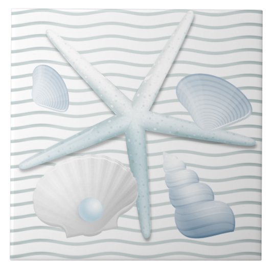 シーシェル&パール タイル (正面)