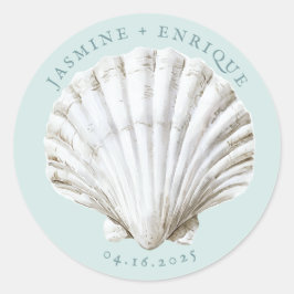 シーシェル | ビーチ結婚式 ラウンドシール