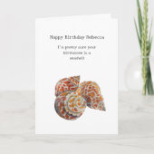 シーシェル/フォシッカーズ誕生日 カード (正面)