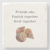 シーシェル/フォシッカー ストーンコースター (正面)