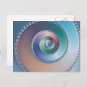 シーシェル – フラクタル葉書 ポストカード (正面/裏面)