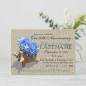 シーシェル ブーケ 25周年 ビーチパーティー 招待状 (スタンド正面)