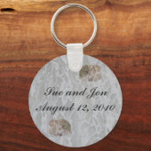 シーシェル&レース キーホルダー (正面)