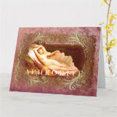 シーシェル – 海ビーチシェル カード (黄色い花)