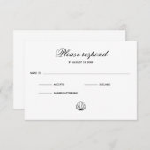 シーシェル – RSVPカード (正面/裏面)