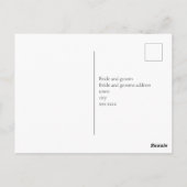 シーシェルRSVPポストカード ポストカード (裏面)