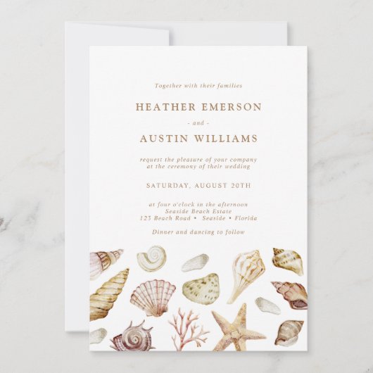 シーシェ結婚ル 招待状 (正面)