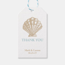 シーシェ航海のルタン/アクアビーチ結婚式ありがとう ギフトタグ