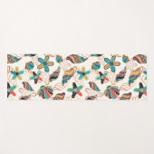 シーシカラフルェルのシームレスなパターン ヨガマット (正面(横))