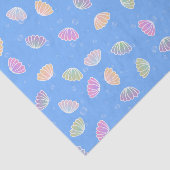 シーシカラフルェルズパターンライトブルー 薄葉紙 (詳細)