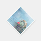 シーシパーソナライズされたェル結婚ズ・ナプキン スタンダードカクテルナプキン (角)