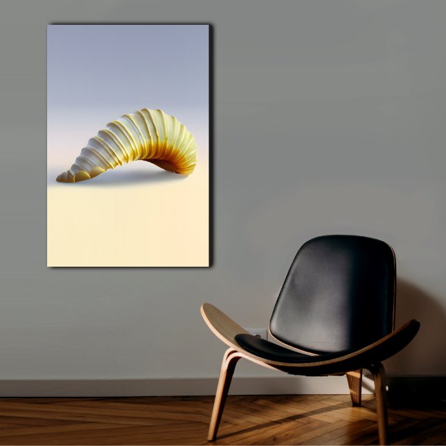 シーシモダンェル海岸壁の装飾 メタルプリント (クリエイターアップロード済み)