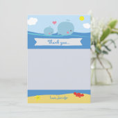 シーシャワー下のクジラサンキューカード サンキューカード (スタンド正面)