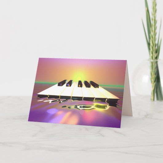 シーシャープピアノ鍵 カード (正面)