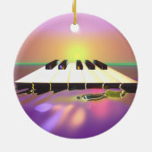 シーシャープピアノ鍵 セラミックオーナメント (裏面)