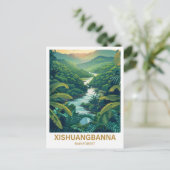 シーシュアンバンナレインフォレストYunan Tiongkok旅行 ポストカード (スタンド正面)