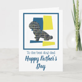 シーシュー犬 シルエット トリカラー 父の日 カード