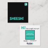 シーシュ！ スクエア名刺 (正面/裏面)