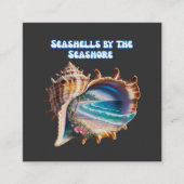 シーシユニークェルモダンズ事業 スクエア名刺 (正面)